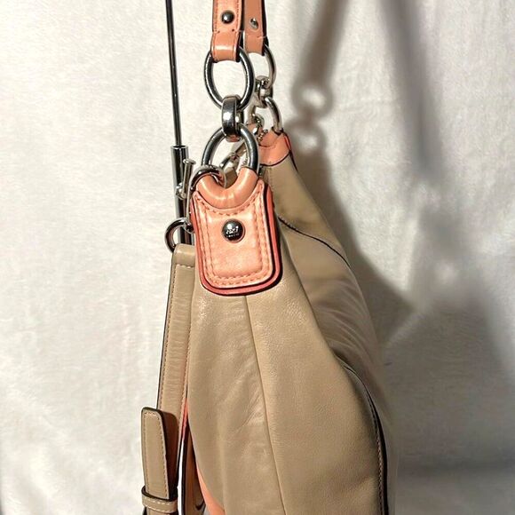 Coach Kristin Spectator Leather Hobo Crossbody Bag #F22509 - Picture 3 of 13